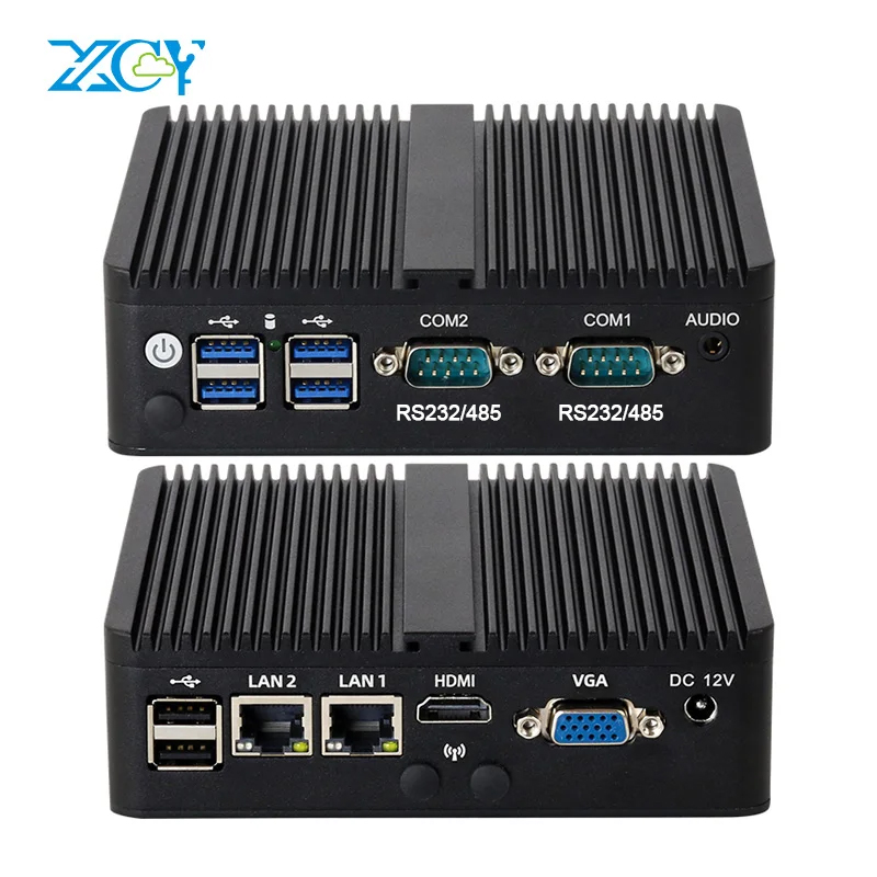 Thin Client Mini Pc - Intel Celeron Lüfterloser industrieller IoT-Mini-PC J6412