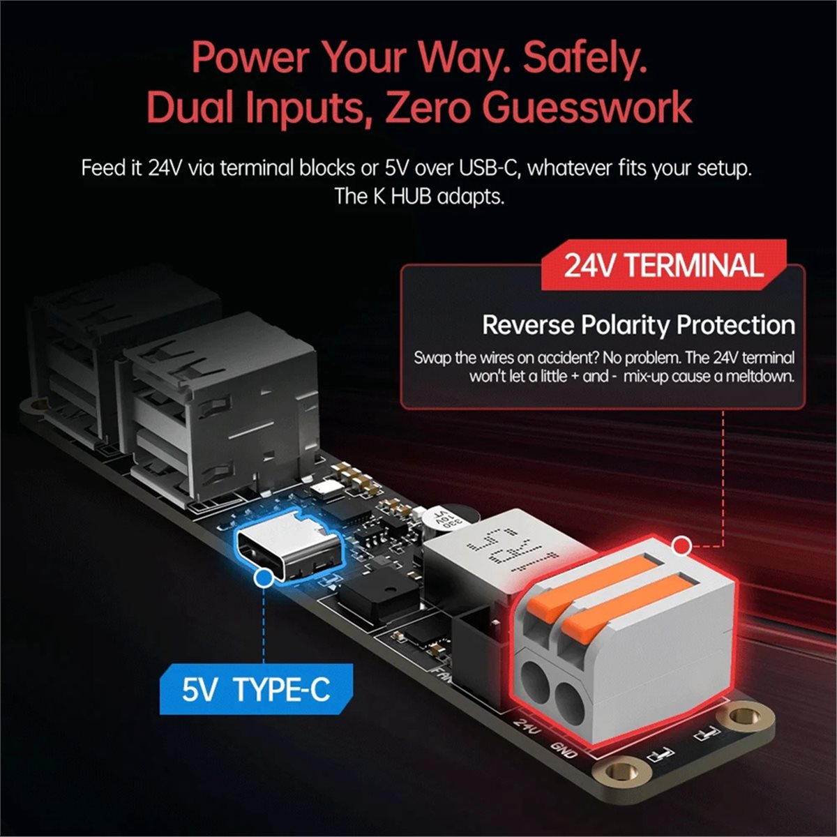 Usb Extender Active - L70A BIGTREETECH K Hub Netzteilmodul Aktives