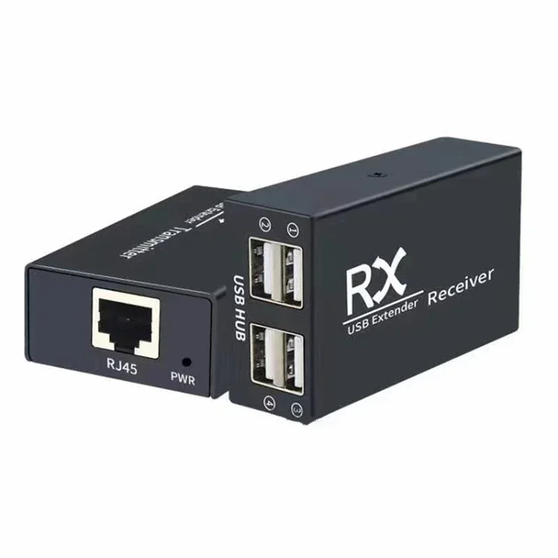 Usb Extender Active - 120 m 4-Port-USB-Extender über RJ45 Ethernet