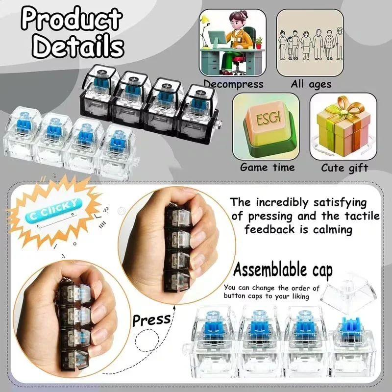 1 Stück LED-Tastatur-Tastenkap – Office Tech Products Bewertung und Preis