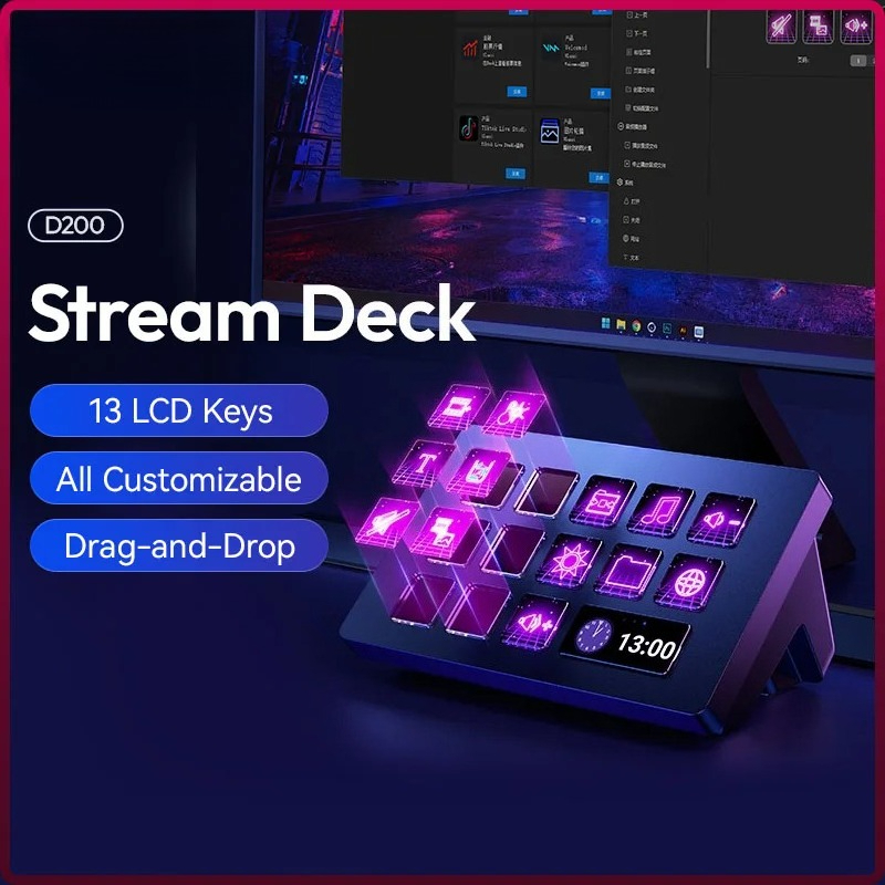 D200 Stream Deck Tastatur 13 L – Office Youtuber Bewertung und Preis