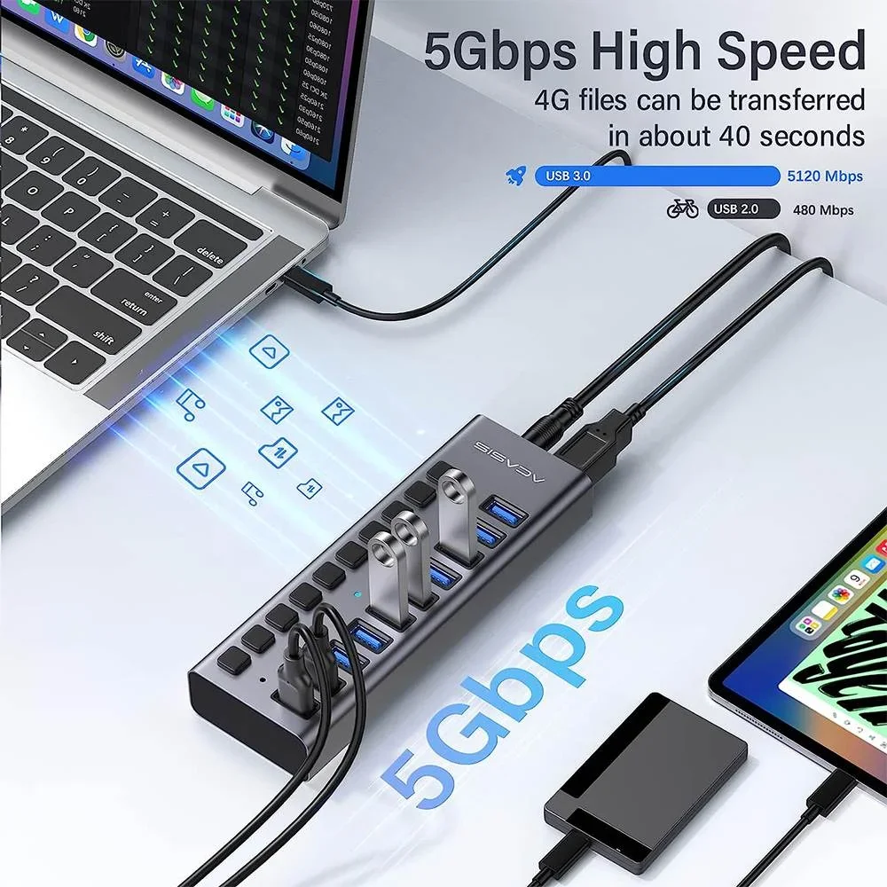 Acasis USB-Splitter Stromverso – Usb Extender Active Bewertung und Preis