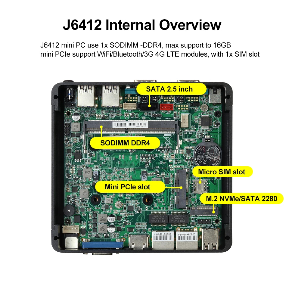XCY Mini-PC Intel Celeron J641 – Thin Client Mini Pc Bewertung und Preis