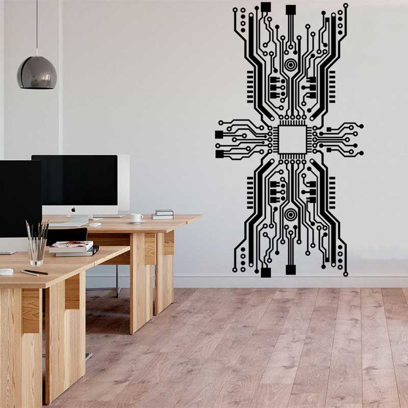 Platine Chip Wand Aufkleber Te – The Office It Tech Bewertung und Preis