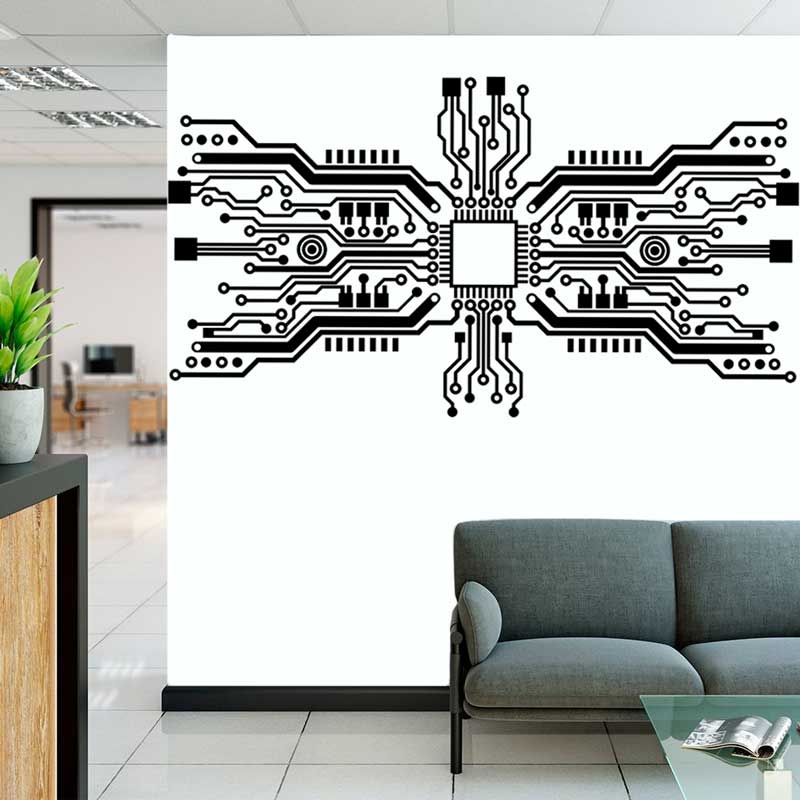 Platine Chip Wand Aufkleber Te – The Office It Tech Bewertung und Preis